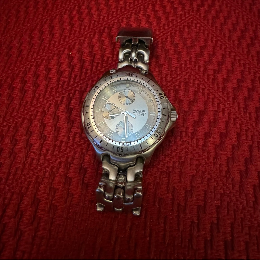 Fossil Silver Smartwatch with Chronograph